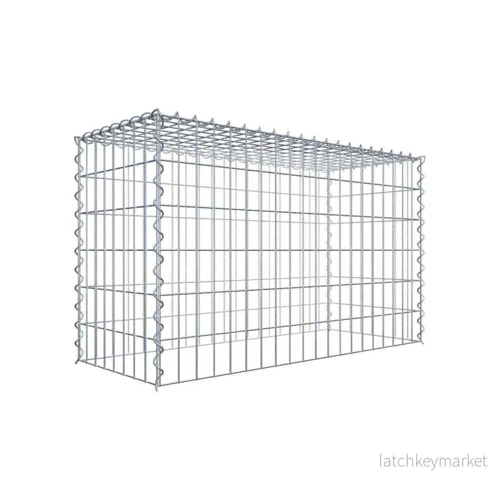 Extra gabion typ 3 100 cm x 60 cm x 40 cm (L x H x D), maskstorlek 5 cm x 10 cm, spiral Extra gabion typ 3 100 cm x 60 cm x 40 cm (L x H x D), maskstorlek 5 cm x 10 cm, spiral