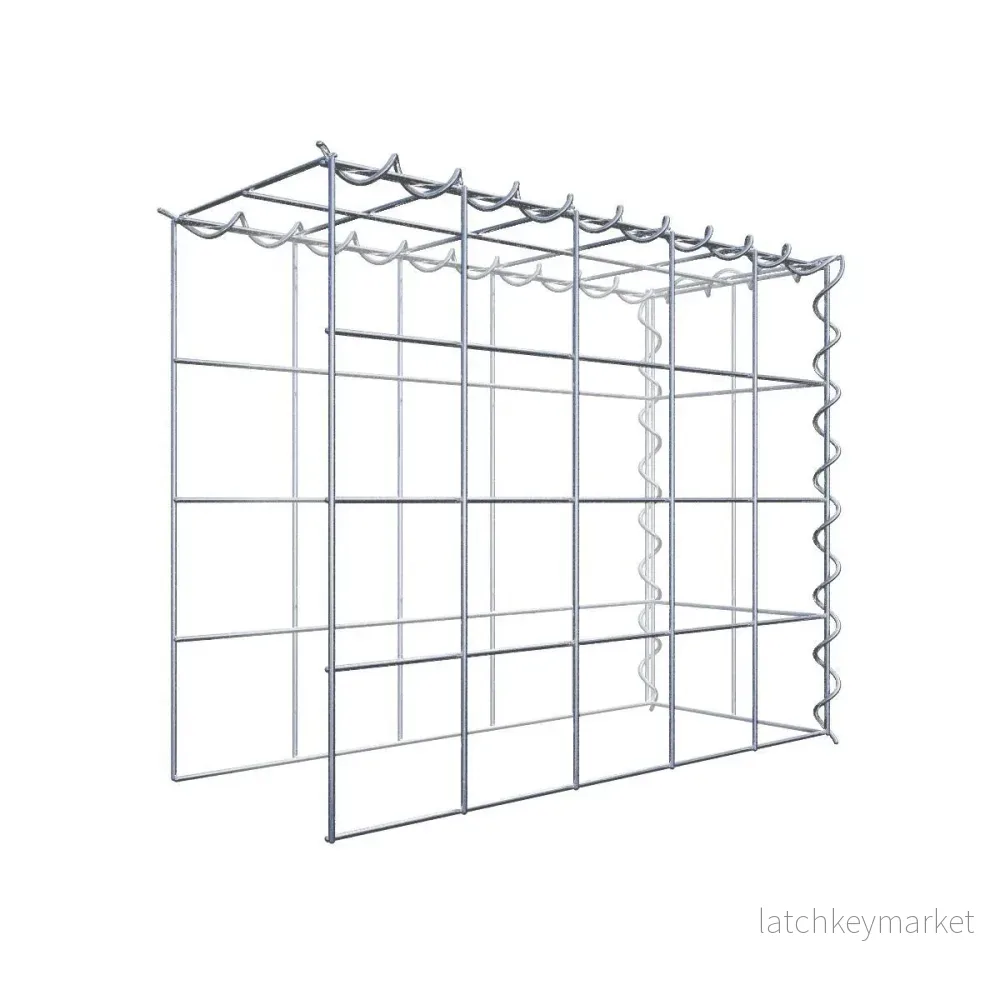 Extra gabion typ 4 50 cm x 40 cm x 20 cm (L x H x D), maskstorlek 10 cm x 10 cm, spiral Extra gabion typ 4 50 cm x 40 cm x 20 cm (L x H x D), maskstorlek 10 cm x 10 cm, spiral