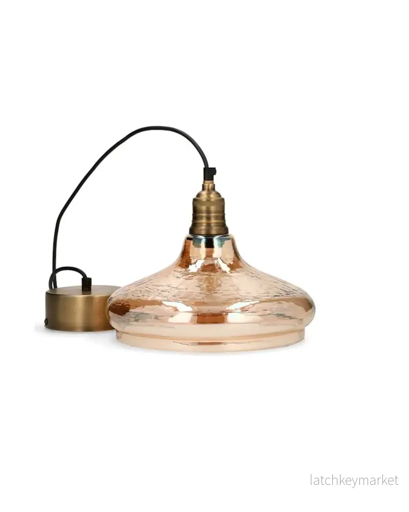 Taklampa Loke Cognac Ø28 cm