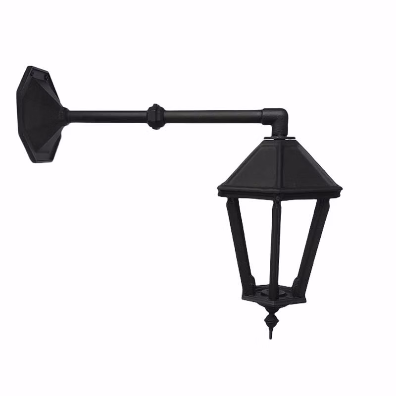 Herrgårdslampa Med 6-Kantigt Lykthus Herrgårdslampa Med 6-Kantigt Lykthus