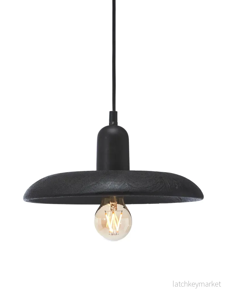 Taklampa Bliss 28 cm Svart Rustik - Bild 3