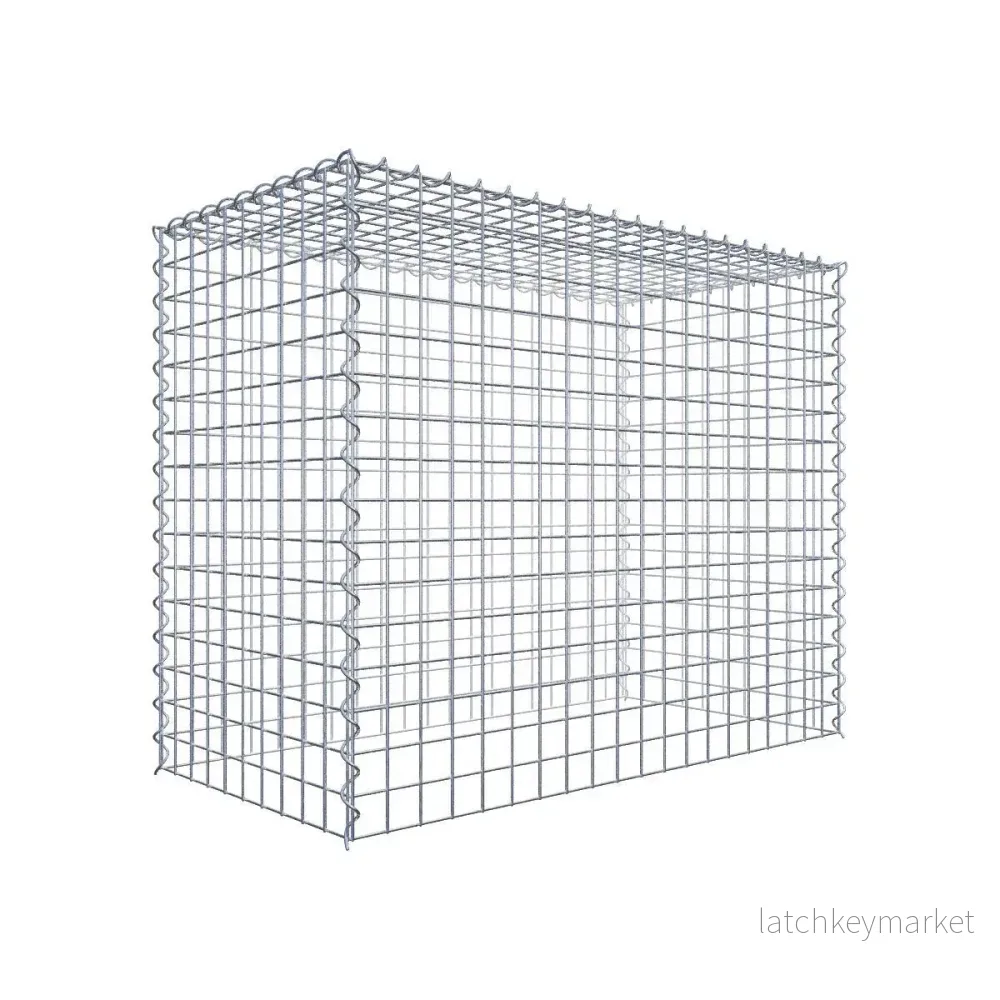 Extra gabion typ 3 100 cm x 80 cm x 50 cm (L x H x D), maskstorlek 5 cm x 5 cm, spiral Extra gabion typ 3 100 cm x 80 cm x 50 cm (L x H x D), maskstorlek 5 cm x 5 cm, spiral