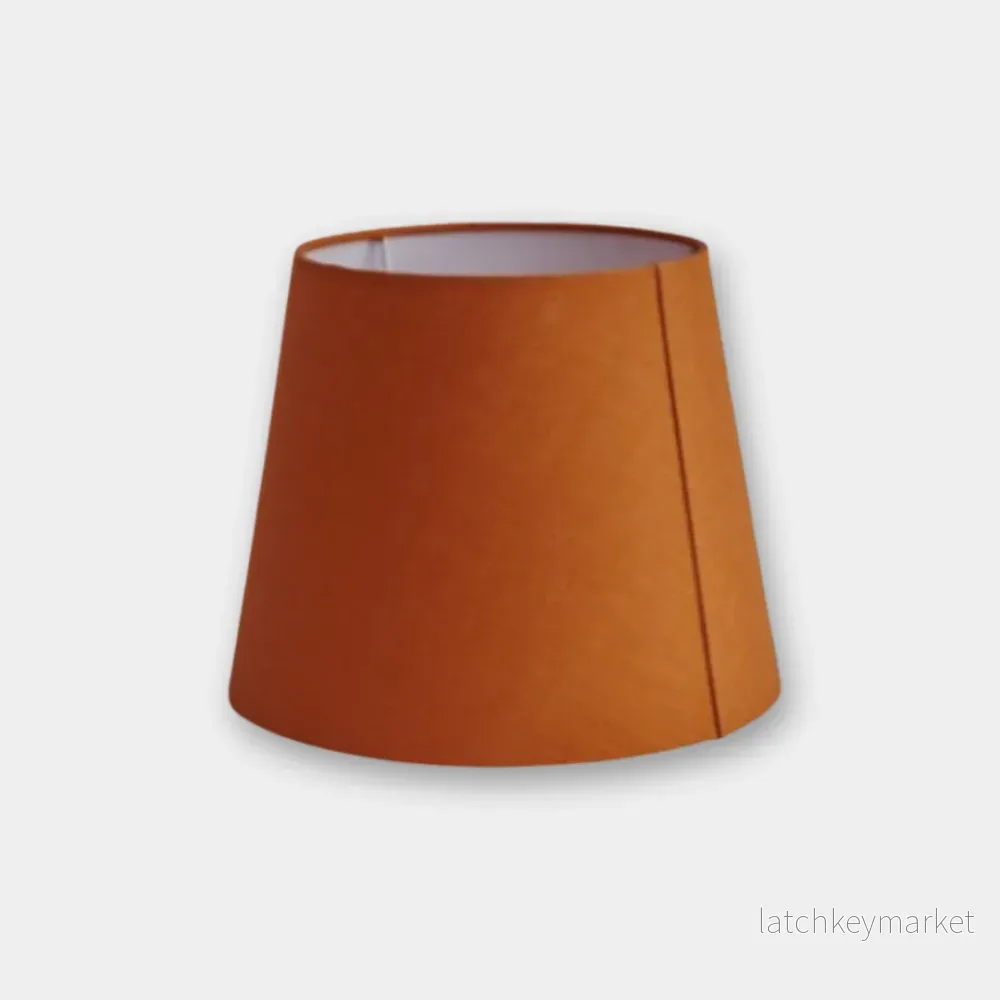 Lampskärm Basic straight Burnt orange D20 cm Lampskärm Basic straight Burnt orange D20 cm