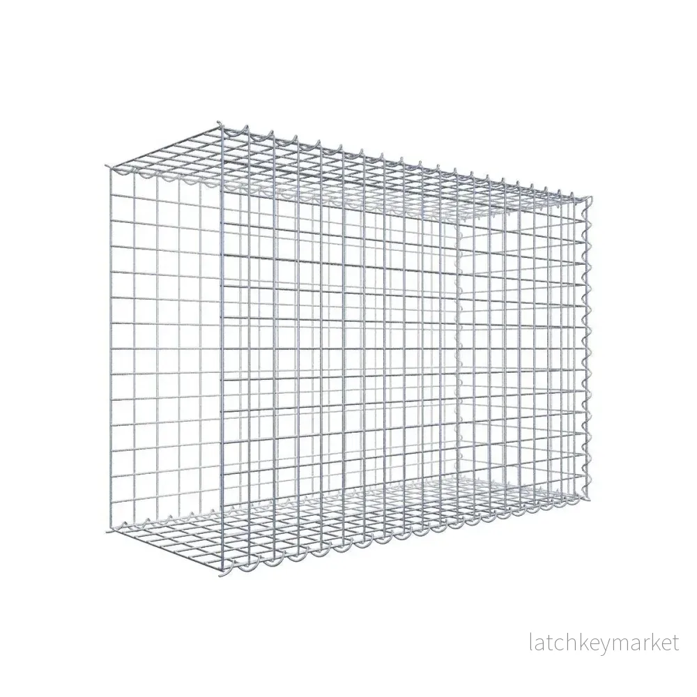 Extra gabion typ 2 100 cm x 70 cm x 40 cm (L x H x D), maskstorlek 5 cm x 5 cm, spiral Extra gabion typ 2 100 cm x 70 cm x 40 cm (L x H x D), maskstorlek 5 cm x 5 cm, spiral