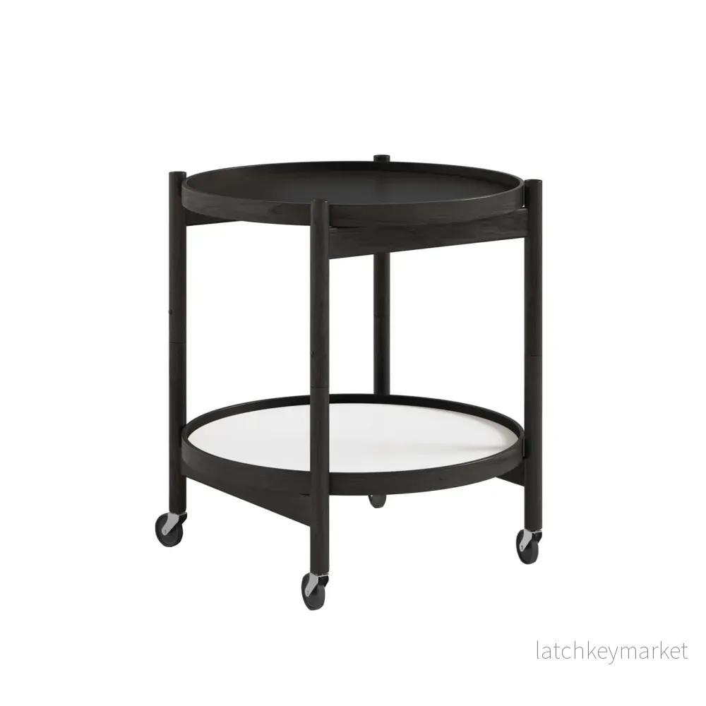 Bølling Tray Table 50 cm Black Lacquered Oak - Bild 3