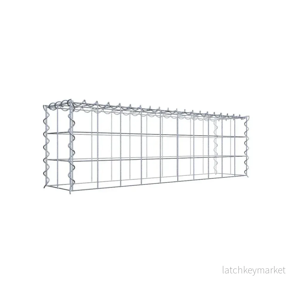 Påväxt gabion typ 3 100 cm x 30 cm x 20 cm (L x H x D), maskstorlek 10 cm x 10 cm, spiral Påväxt gabion typ 3 100 cm x 30 cm x 20 cm (L x H x D), maskstorlek 10 cm x 10 cm, spiral
