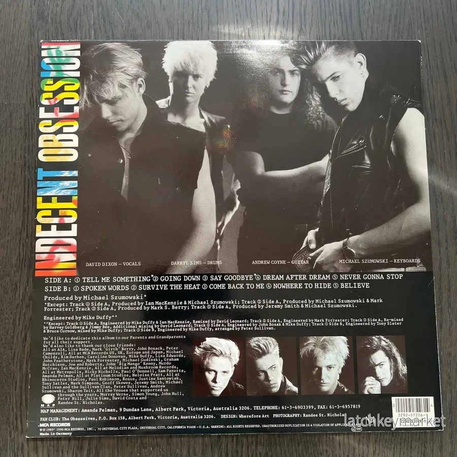 Indecent Obsession - Indecent Obsession 1990 Pop från Australien - Bild 2