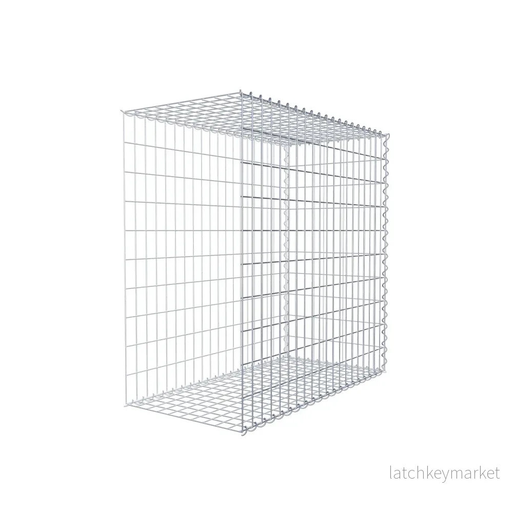 Extra gabion typ 2 100 cm x 100 cm x 50 cm (L x H x D), maskstorlek 5 cm x 10 cm, spiral - Bild 3