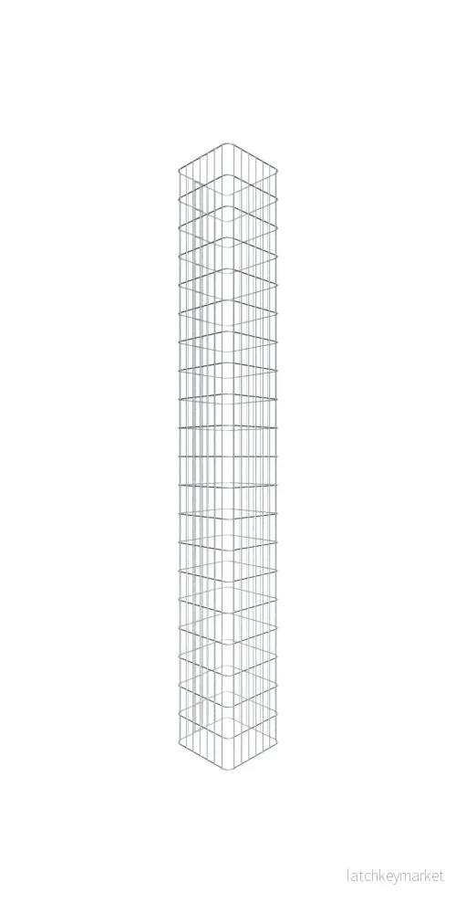Gabionpelare 37 x 37 cm, MW 5 x 10 cm kvadrat - Bild 3