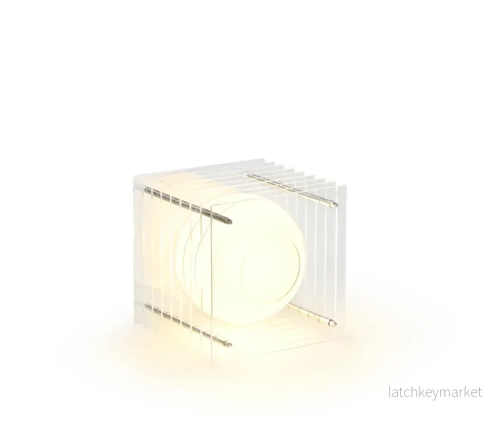 LOP Small Square Clear Lamp LOP Small Square Clear Lamp