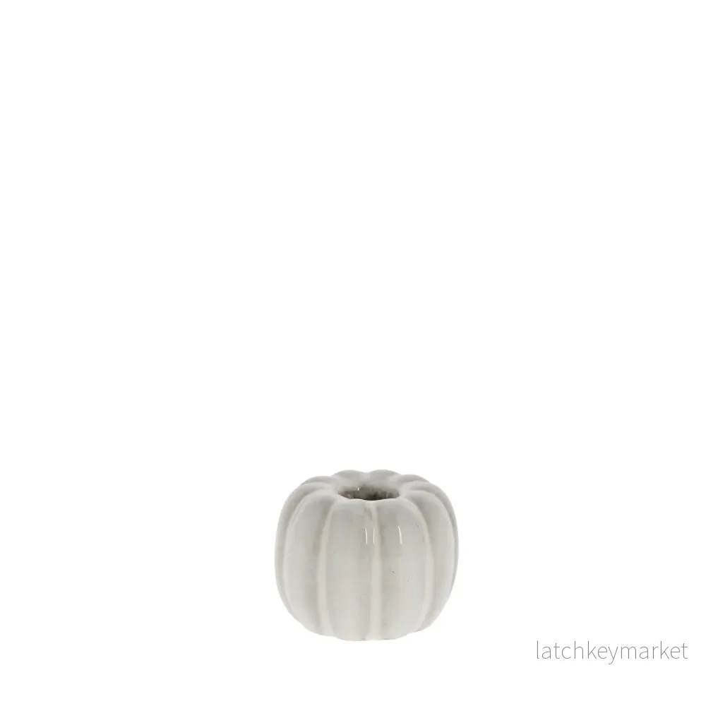 Hallia ljushållare H5,5 cm. benvit Hallia ljushållare H5,5 cm. benvit