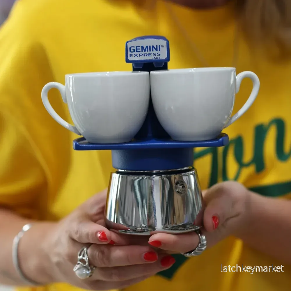 Gemini Espresso Maker Blue - Bild 2