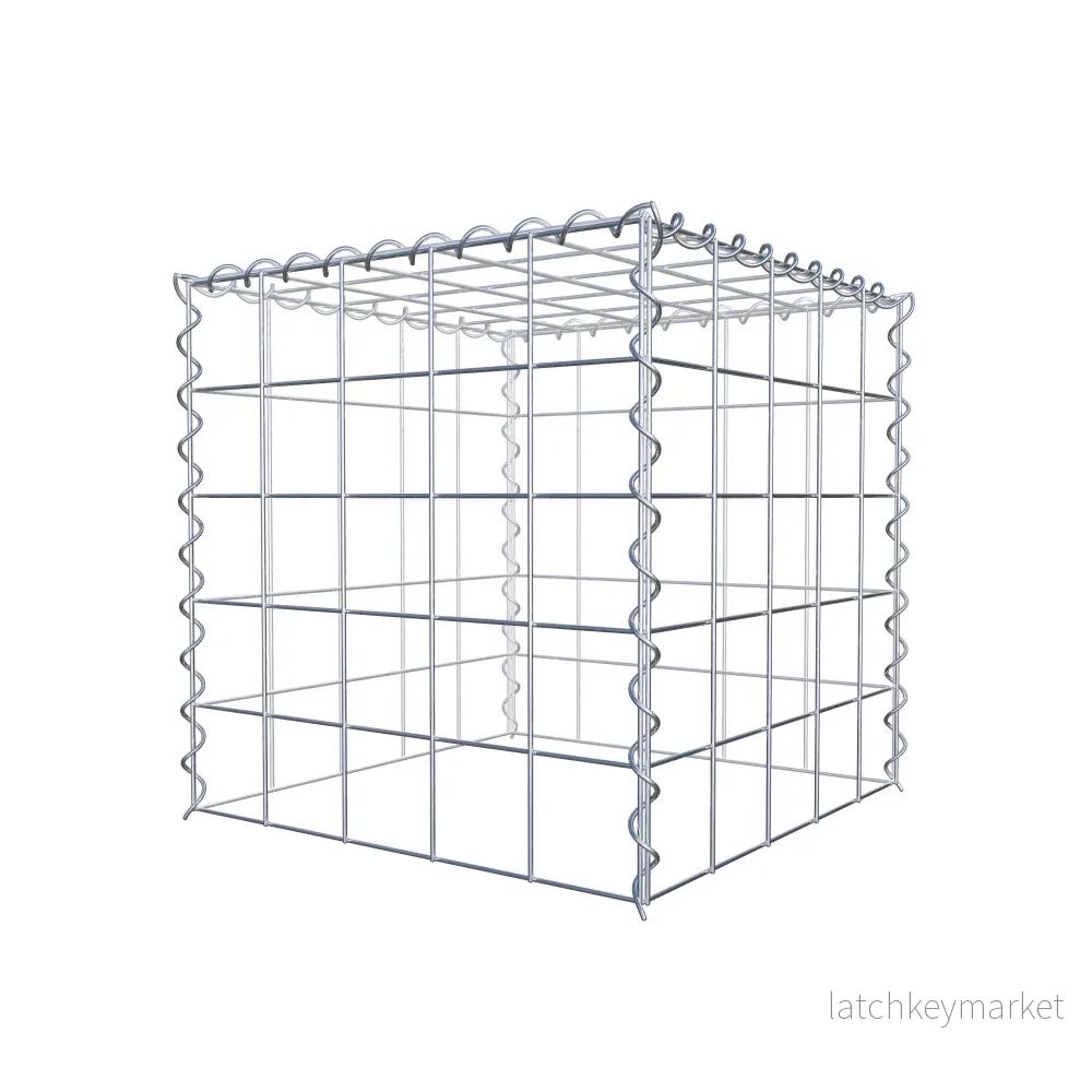 Påväxt gabion typ 3 50 cm x 50 cm x 50 cm (L x H x D), maskstorlek 10 cm x 10 cm, spiral - Bild 3