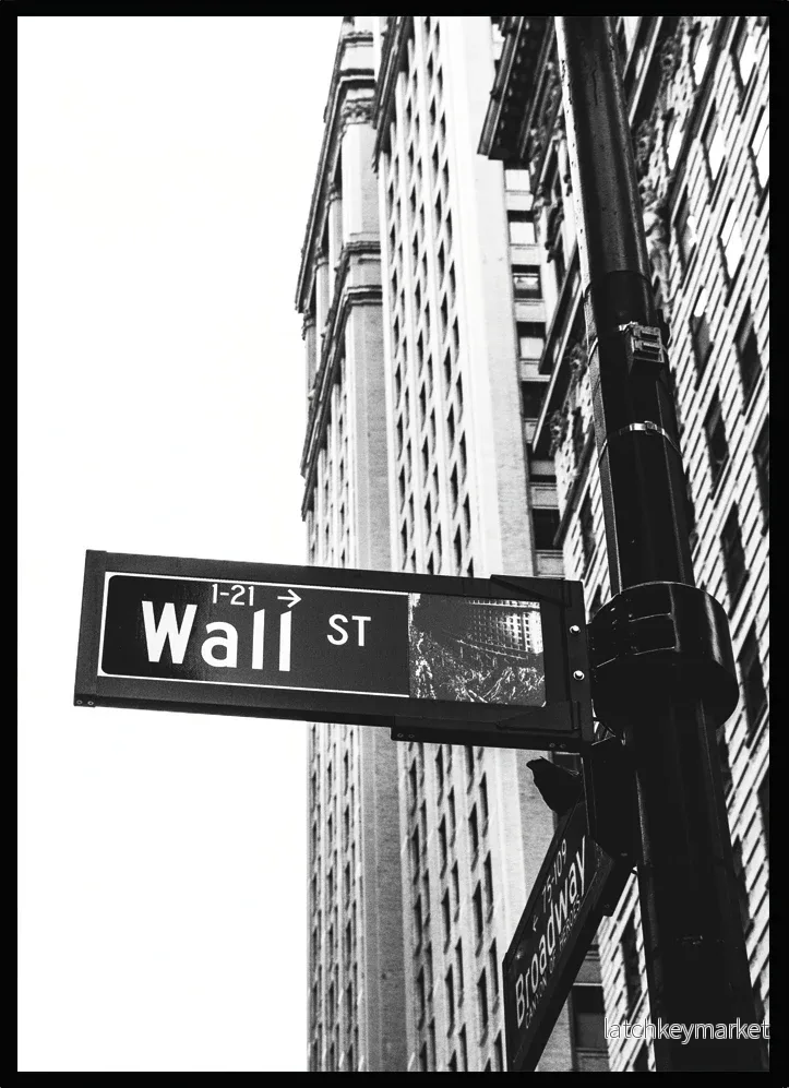Poster wall st.