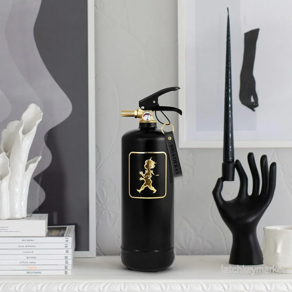Solstickan Brandsläckare svart/guld 2kg - Bild 2