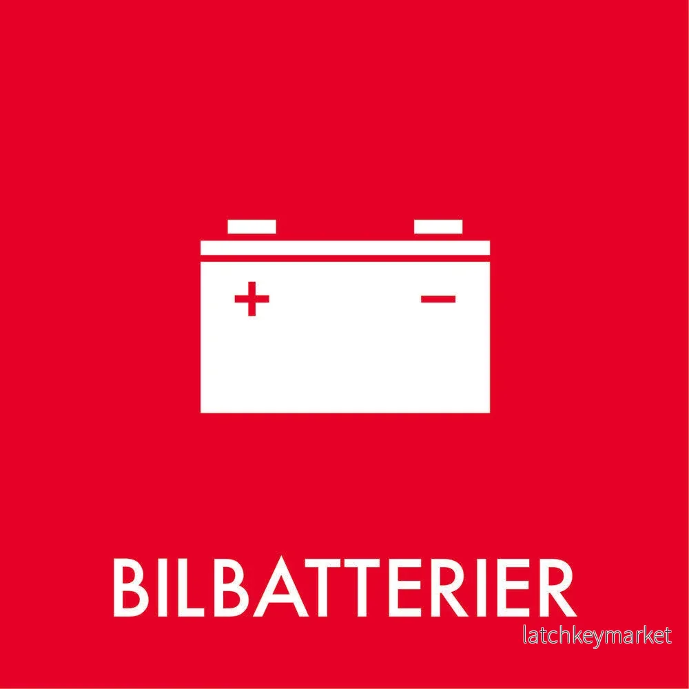Avfallssortering – Bilbatterier Avfallssortering – Bilbatterier