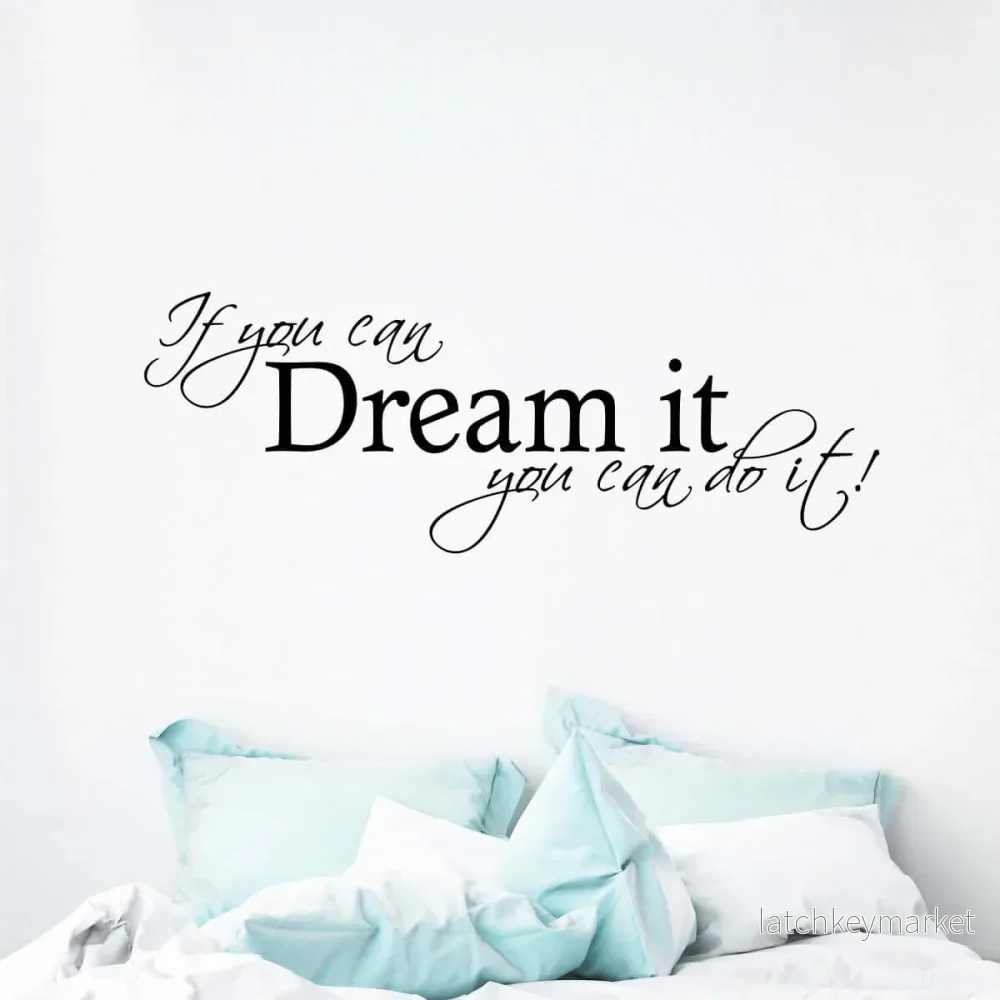 Väggord Dream it Väggord Dream it