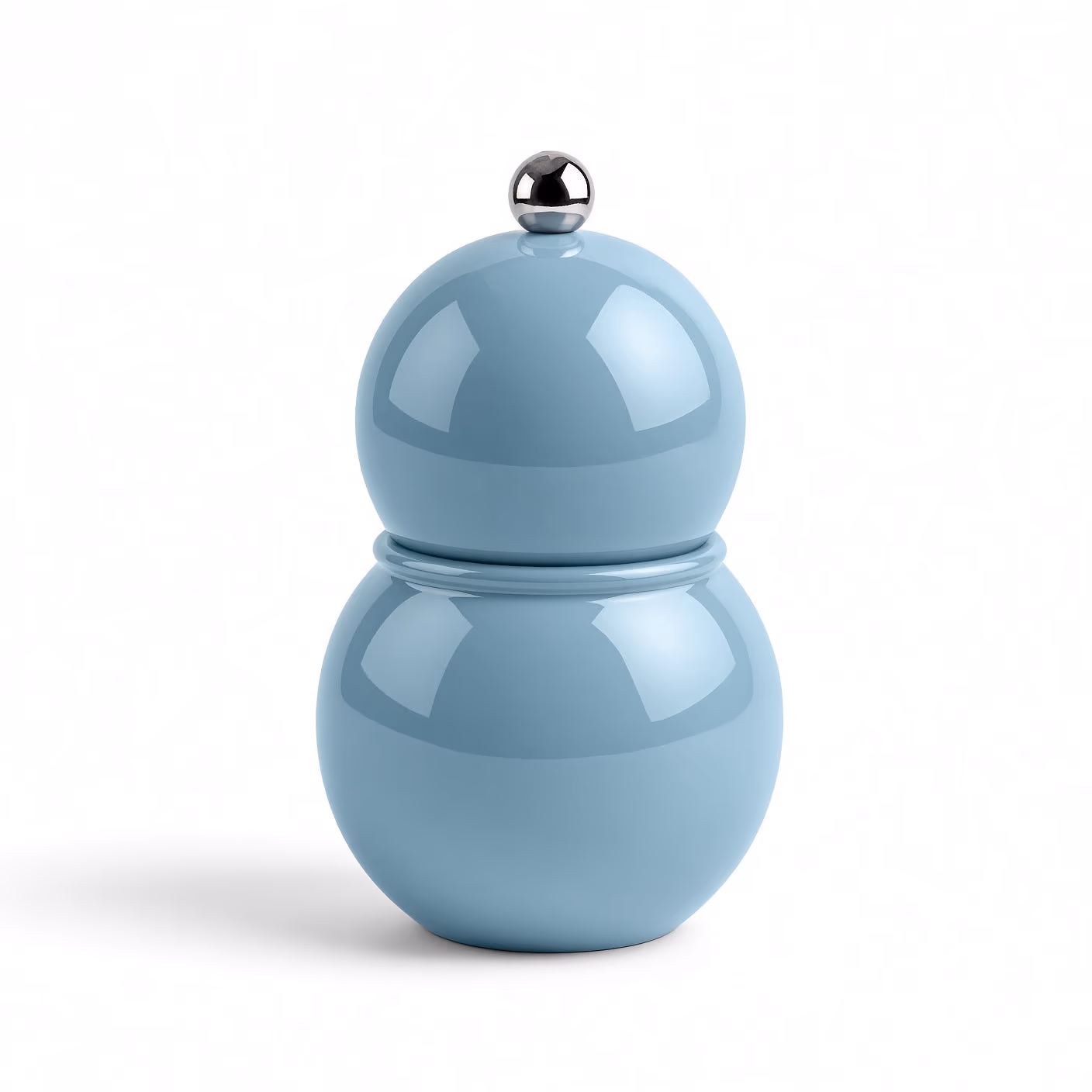 Small Bobbin Salt & Pepper Mill Chambray