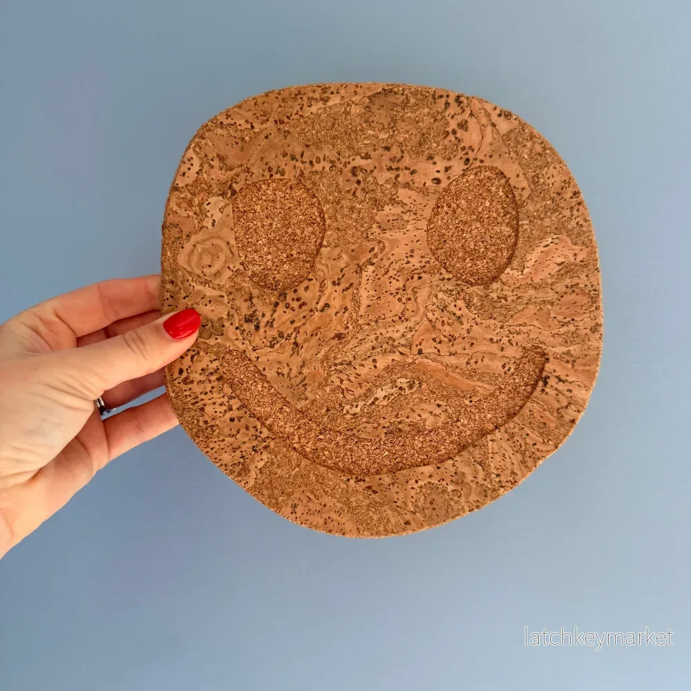 Oscar Cedon Smiley Happy Cork Trivet - Bild 3