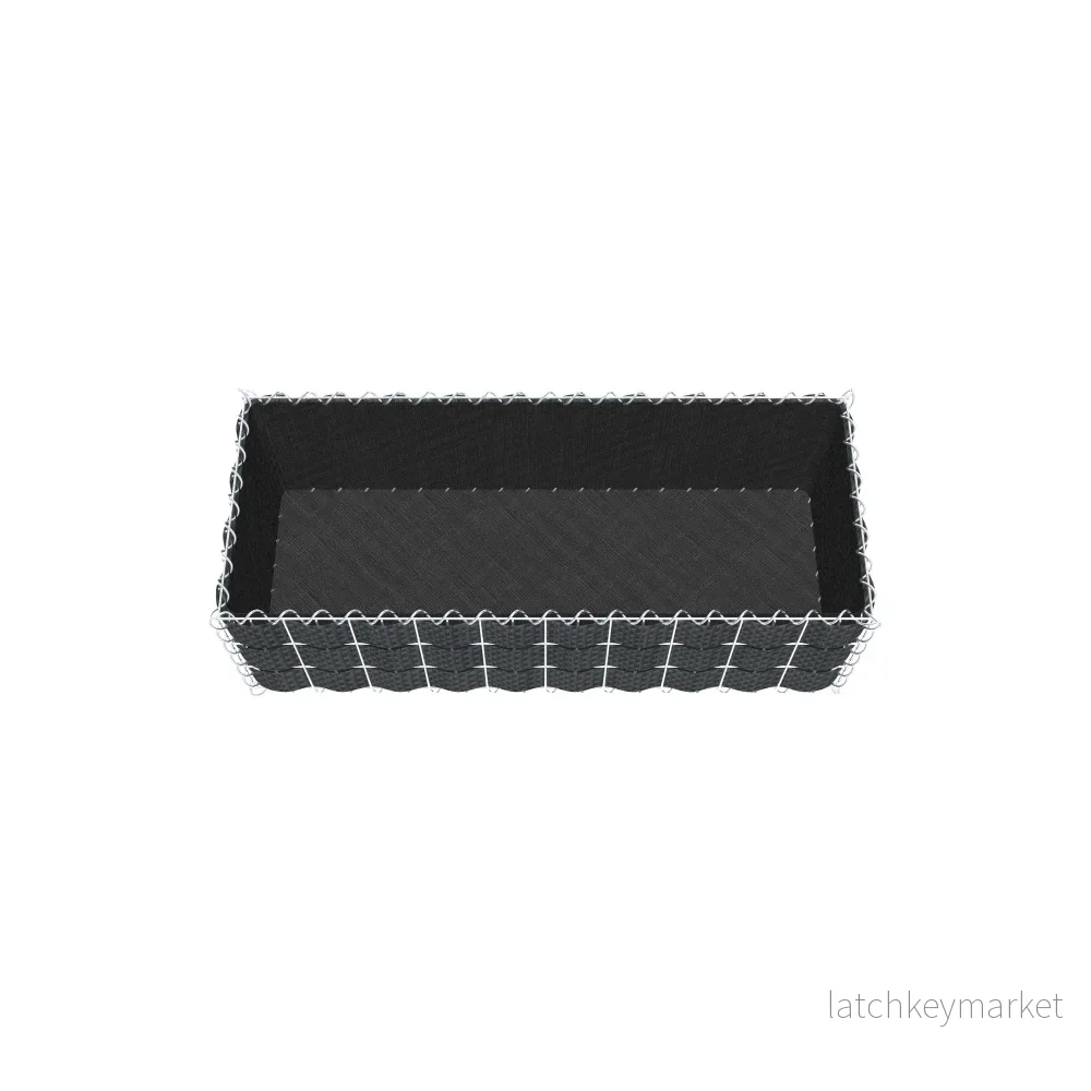 Beplanterad gabion med fleece & insynsskydd 100 cm x 30 cm x 40 cm (L x H x D), maskstorlek 5 cm x 10 cm, spiral - Bild 3