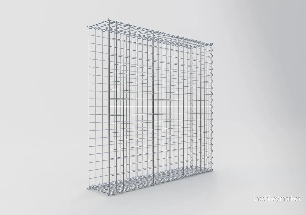 Extra gabion typ 2 100 cm x 100 cm x 20 cm (L x H x D), maskstorlek 5 cm x 5 cm, spiral - Bild 2