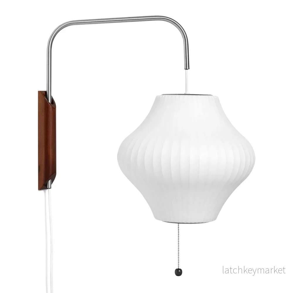 Nelson Pear Wall Sconce Cabled