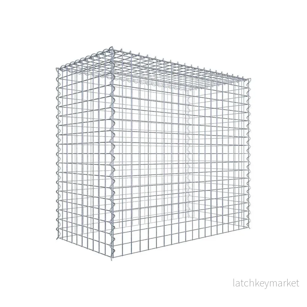 Extra gabion typ 3 100 cm x 90 cm x 50 cm (L x H x D), maskstorlek 5 cm x 5 cm, spiral Extra gabion typ 3 100 cm x 90 cm x 50 cm (L x H x D), maskstorlek 5 cm x 5 cm, spiral