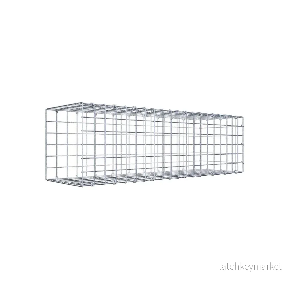 Extra gabion typ 2 100 cm x 30 cm x 30 cm (L x H x D), maskstorlek 5 cm x 5 cm, C-ring Extra gabion typ 2 100 cm x 30 cm x 30 cm (L x H x D), maskstorlek 5 cm x 5 cm, C-ring