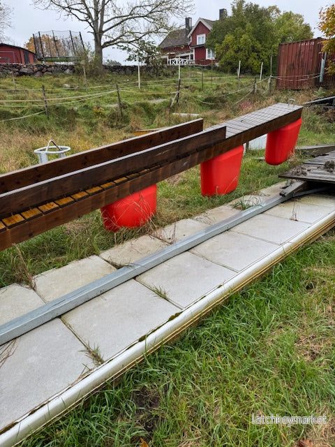 Y-bom 8,0m med trädäck