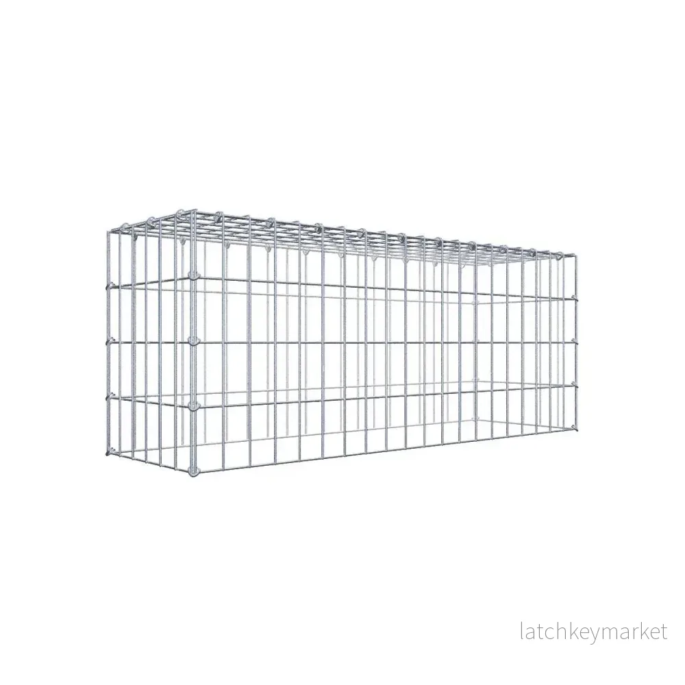Typ 3 påbyggnadsgabion 100 cm x 40 cm x 30 cm (L x H x D), maskstorlek 5 cm x 10 cm, C-ring Typ 3 påbyggnadsgabion 100 cm x 40 cm x 30 cm (L x H x D), maskstorlek 5 cm x 10 cm, C-ring