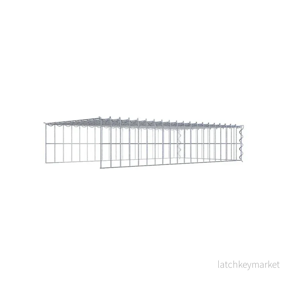 Extra gabion typ 4 100 cm x 20 cm x 50 cm (L x H x D), maskstorlek 5 cm x 10 cm, spiral