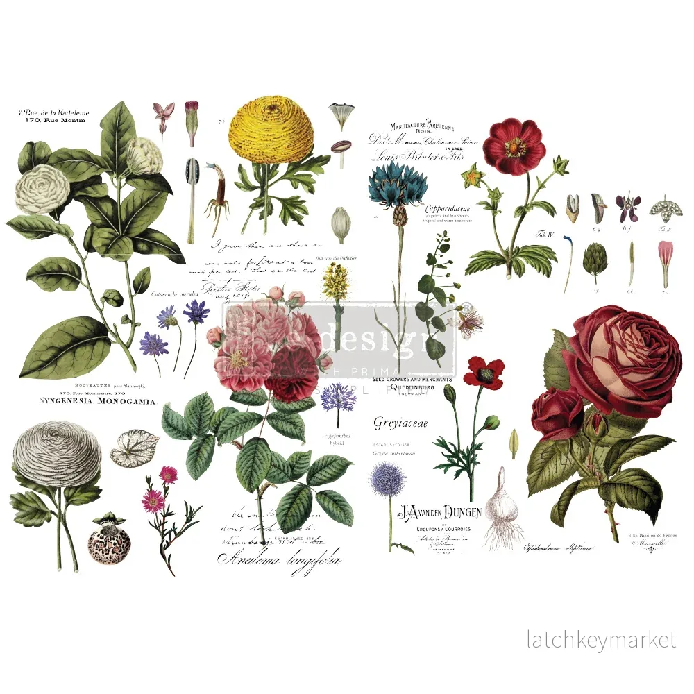 Dekortransfer Vintage Botanical Dekortransfer Vintage Botanical