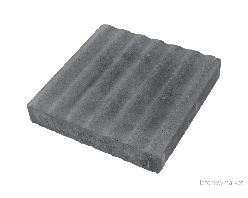 Premiumplattan Sinus Antracit 350x350x60-65 Premiumplattan Sinus Antracit 350x350x60-65