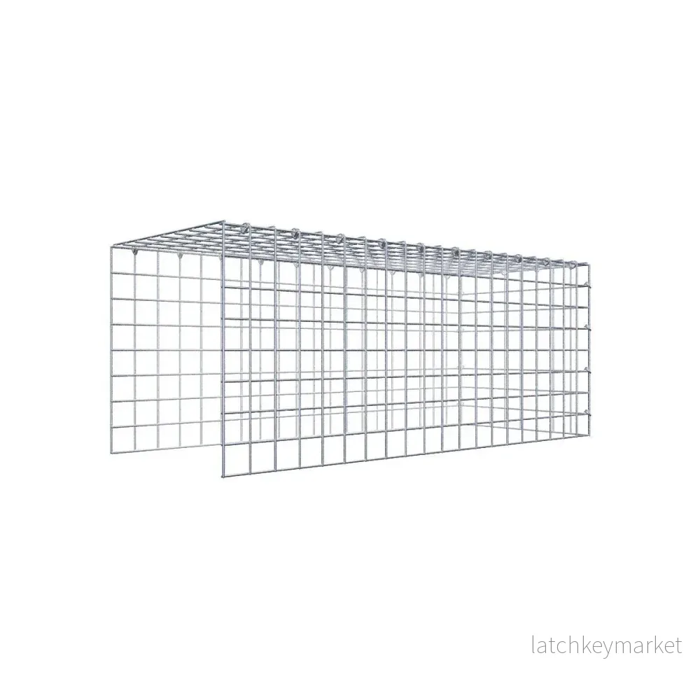 Extra gabion typ 4 100 cm x 40 cm x 40 cm (L x H x D), maskstorlek 5 cm x 5 cm, C-ring Extra gabion typ 4 100 cm x 40 cm x 40 cm (L x H x D), maskstorlek 5 cm x 5 cm, C-ring