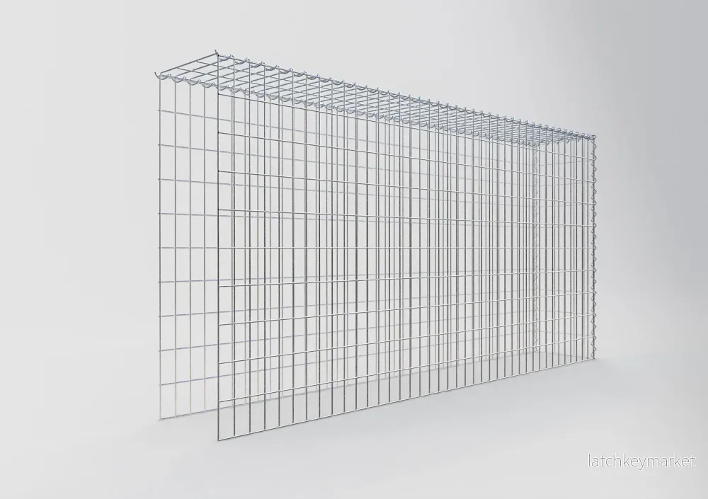 Extra gabion typ 4 200 cm x 100 cm x 30 cm (L x H x D), maskstorlek 5 cm x 10 cm, spiral - Bild 2