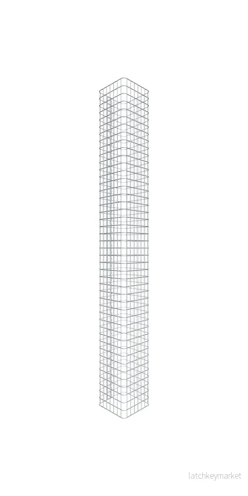 Gabionpelare 37 x 37 cm MW 5 x 5 cm kvadrat - Bild 3