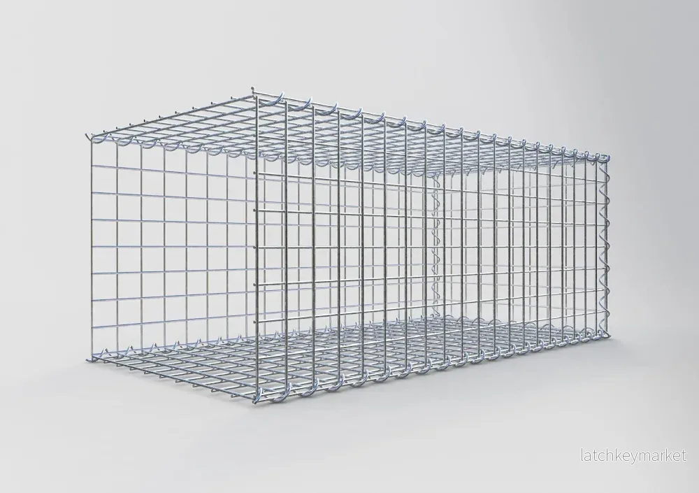 Extra gabion typ 2 100 cm x 40 cm x 50 cm (L x H x D), maskstorlek 5 cm x 5 cm, spiral - Bild 2