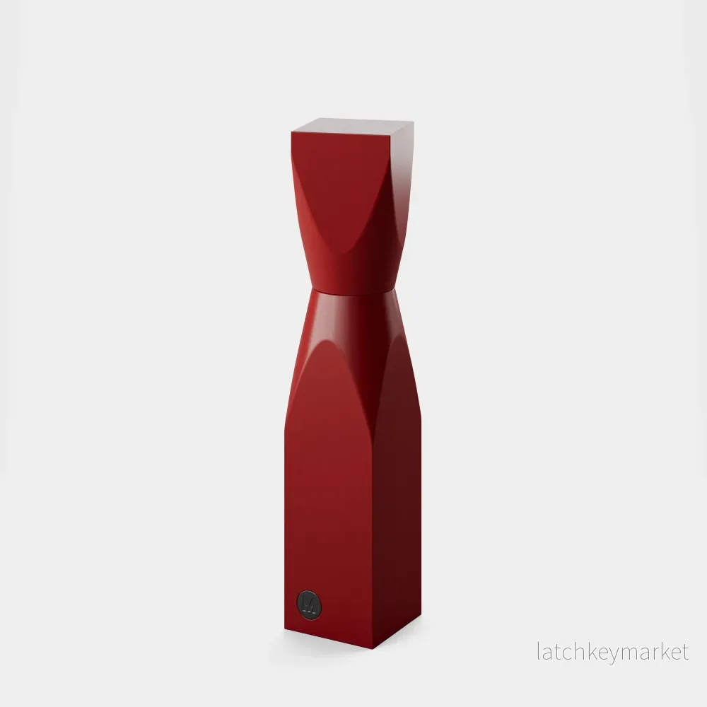 Woodi Salt & Pepper Grinder Burgundy Woodi Salt & Pepper Grinder Burgundy