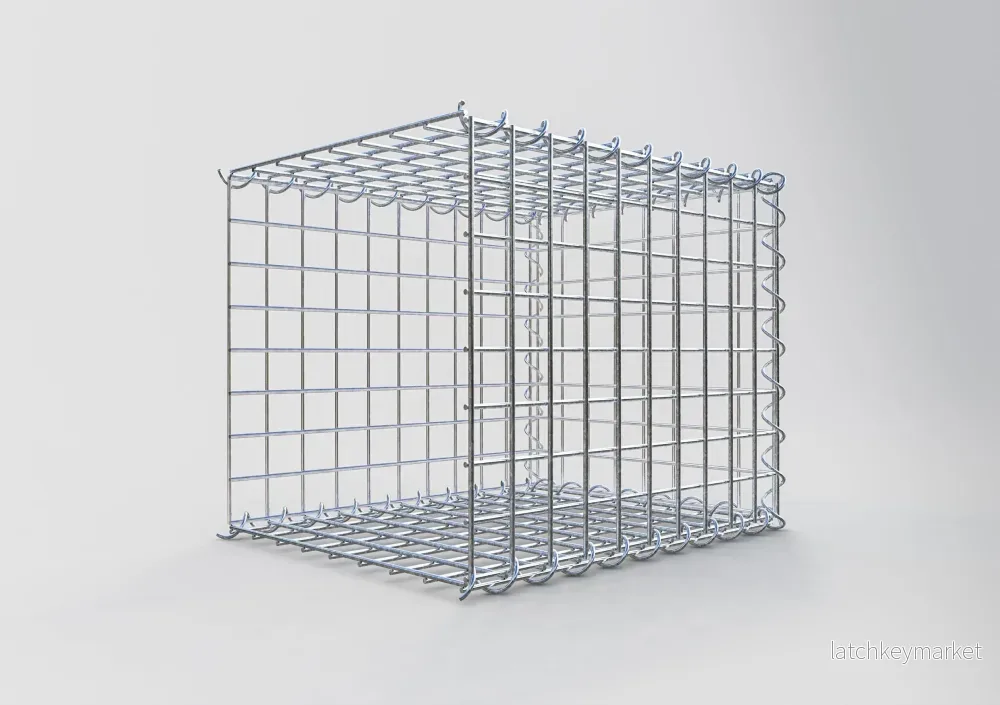 Extra gabion typ 2 50 cm x 40 cm x 40 cm (L x H x D), maskstorlek 5 cm x 5 cm, spiral - Bild 2