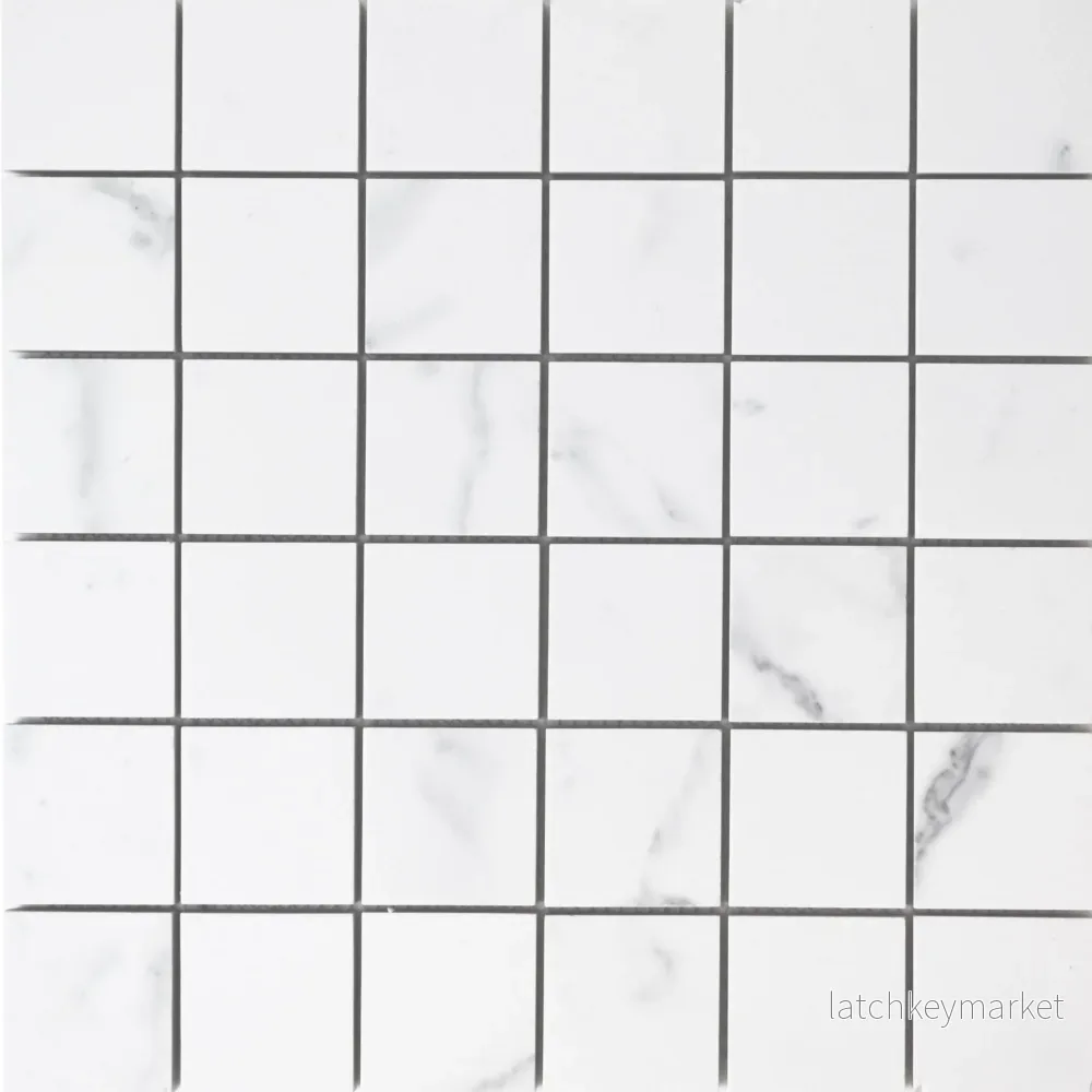 Klinker EcoStone Indoor Mosaik Carrara Matt