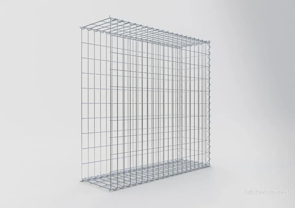 Påväxt gabion typ 2 100 cm x 100 cm x 30 cm (L x H x D), maskstorlek 5 cm x 10 cm, spiral - Bild 2