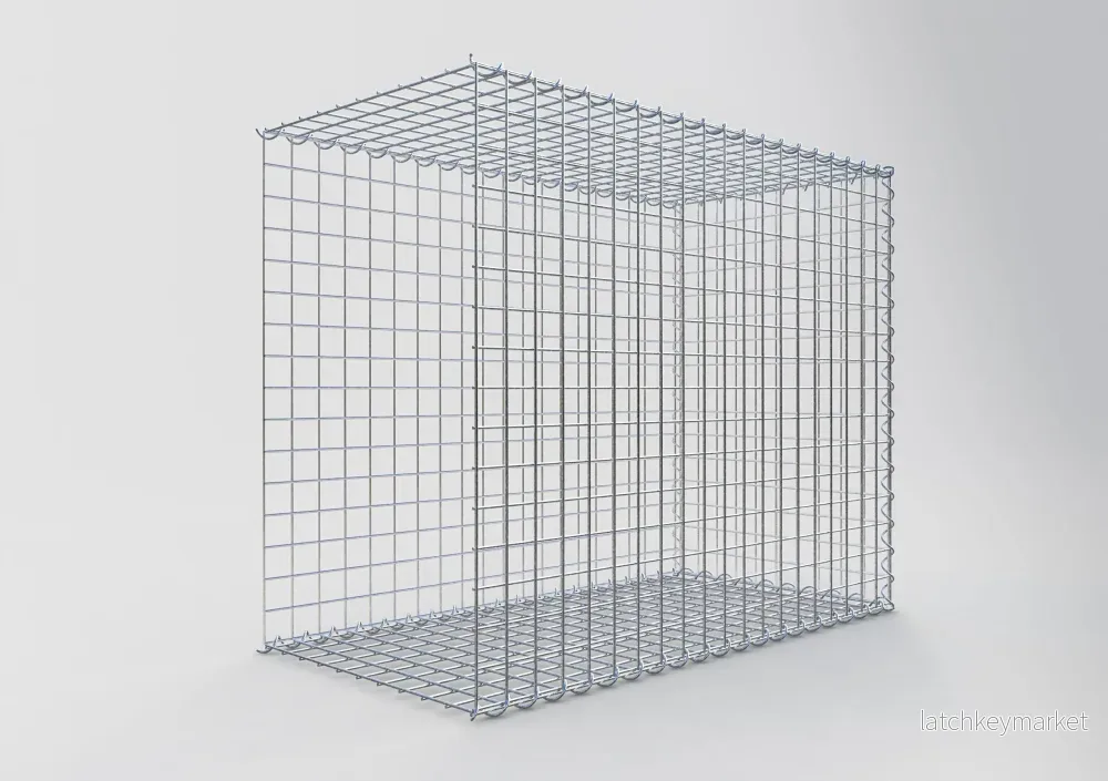 Extra gabion typ 2 100 cm x 80 cm x 50 cm (L x H x D), maskstorlek 5 cm x 5 cm, spiral - Bild 2