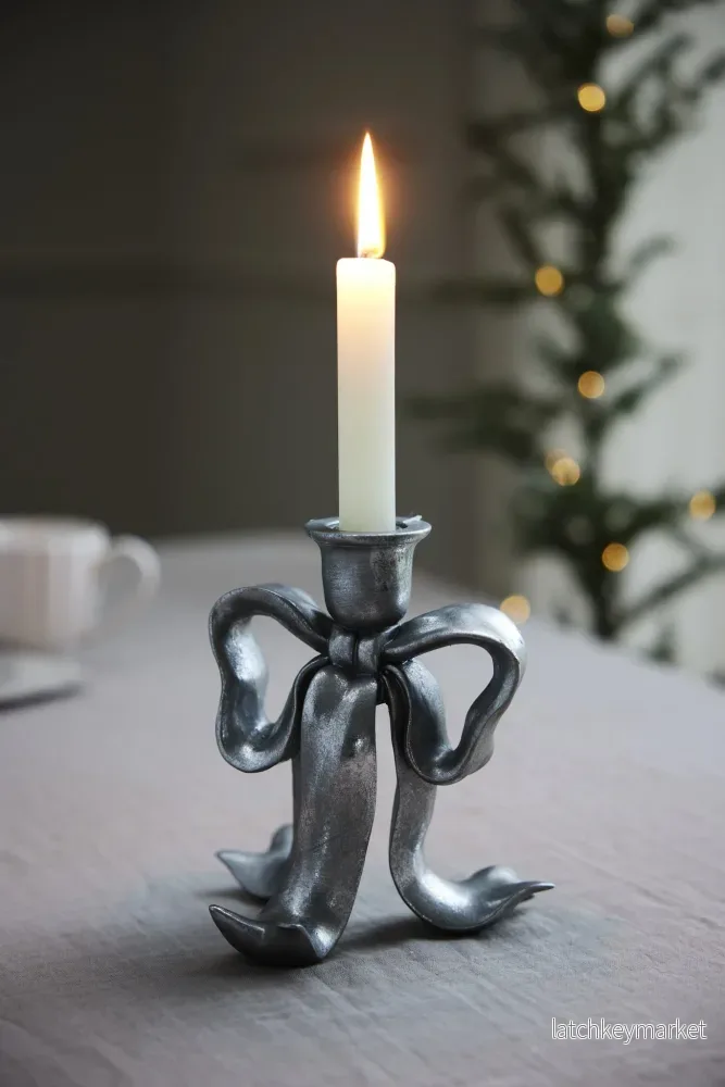 Serafina ljushållare H19,7 cm. antikt silver - Bild 2