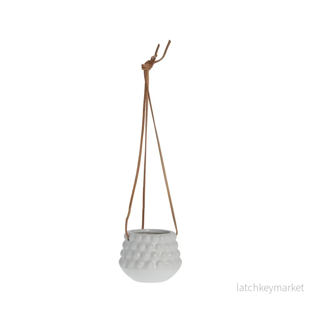 Dotsie kruka H9 Ø12 cm. vit Dotsie kruka H9 Ø12 cm. vit