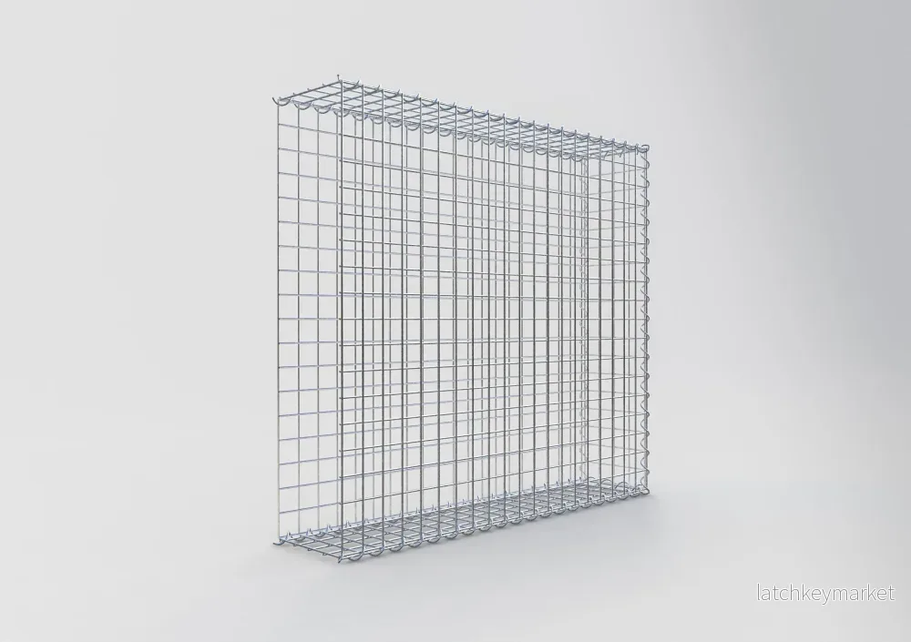 Extra gabion typ 2 100 cm x 90 cm x 20 cm (L x H x D), maskstorlek 5 cm x 5 cm, spiral - Bild 2