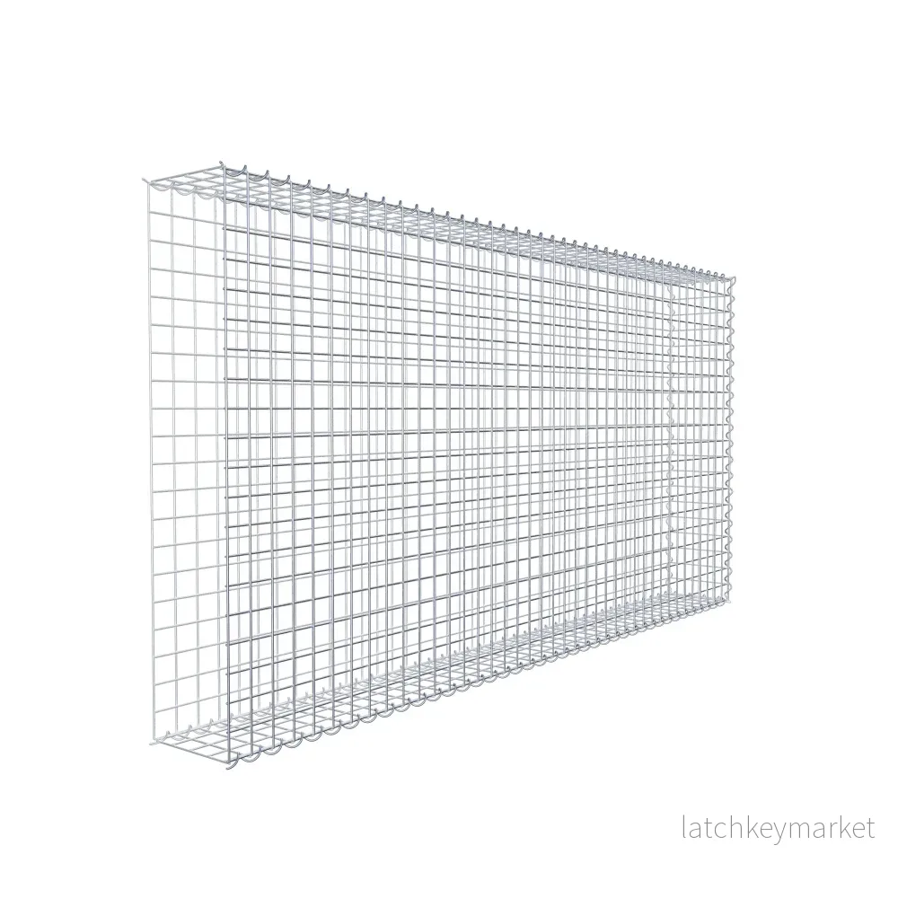 Extra gabion typ 2 200 cm x 100 cm x 20 cm (L x H x D), maskstorlek 5 cm x 5 cm, spiral - Bild 3
