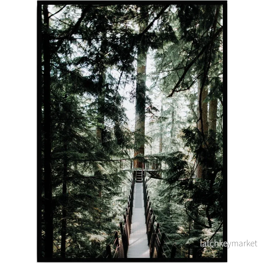 Poster Forest bridge Poster Forest bridge