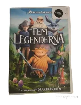 De Fem Legenderna – DVD (Svensk utgåva)