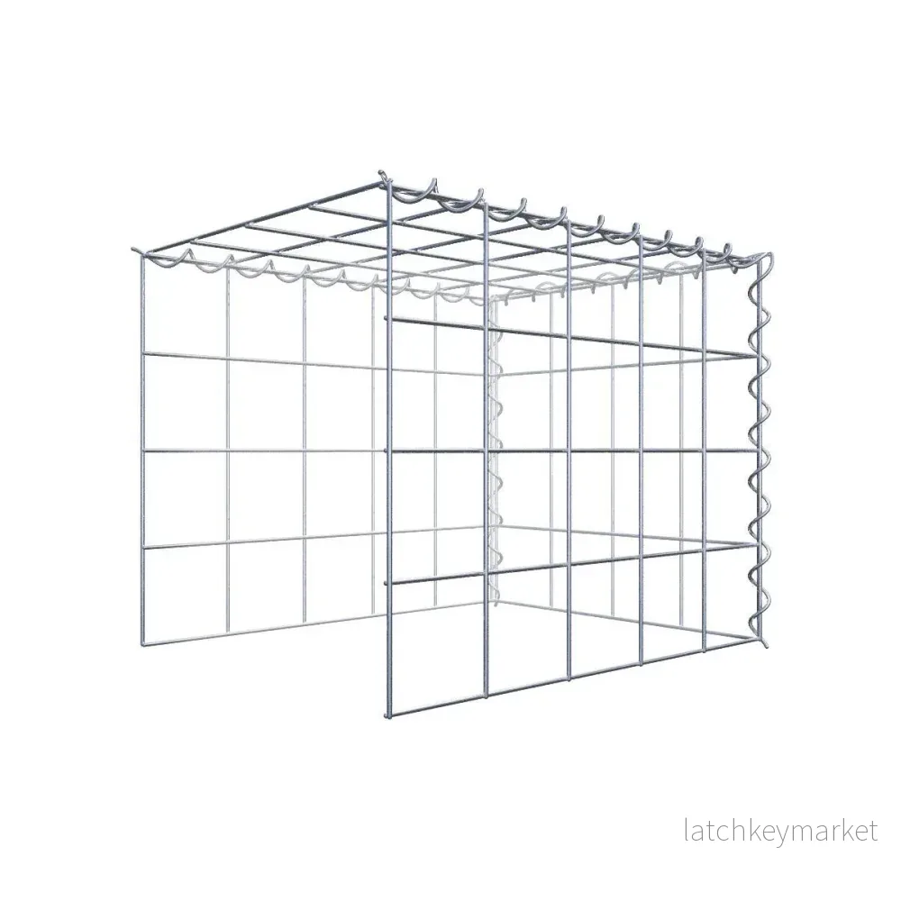 Extra gabion typ 4 50 cm x 40 cm x 40 cm (L x H x D), maskstorlek 10 cm x 10 cm, spiral Extra gabion typ 4 50 cm x 40 cm x 40 cm (L x H x D), maskstorlek 10 cm x 10 cm, spiral