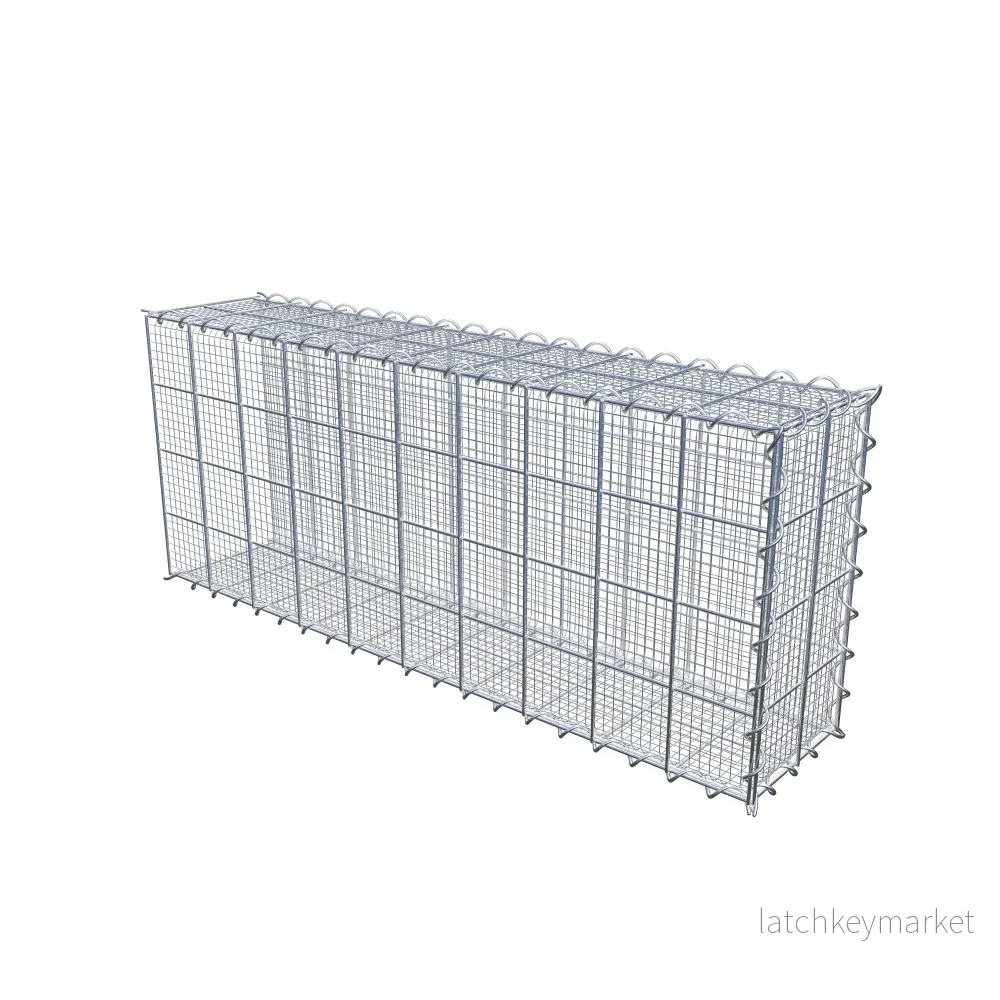 Sandodlingsgabion typ 2 100 cm x 40 cm x 20 cm (L x H x D), maskstorlek 10 cm x 10 cm, spiral - Bild 2